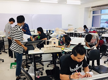 เสริมความรู้งานโครงสร้างไม้อาคารขนาดเล็ก
ให้กับนักศึกษาชั้นปีที่ 1
สาขาวิชาสถาปัตยกรรม