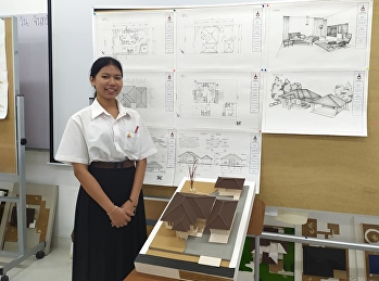 นักศึกษาชั้นปีที่ 2
กับรายวิชาการก่อสร้างและวัสดุในงานสถาปัตกรรม
2