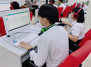 นักศึกษาวิทยาลัยสถาปัตยกรรมศาสตร์
เข้าสอบวัดระดับภาษาอังกฤษมาตรฐาน CEFR