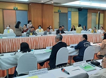 ผู้บริหารวิทยาลัยสถาปัตยกรรมศาสตร์
ร่วมประชุมจัดทำ​ (ร่าง)​
แบบประเมินผลการปฏิบัติราชการ​​
ปีงบประมาณ​ 2564