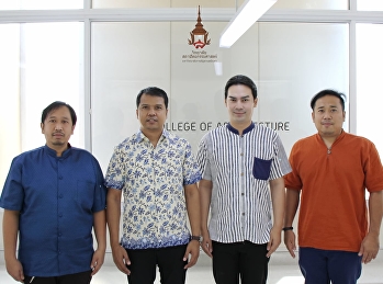 บุคลากรวิทยาลัยสถาปัตยกรรมศาสตร์ร่วมกิจกรรมผ้าไทยใส่ทุกวันศุกร์