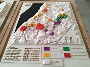 นักศึกษาชั้นปีที่ 3 สาขาวิชาสถาปัตยกรรม
กับรายวิชาการการออกแบบผังเมือง