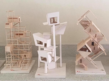 JENGA ผลงานนักศึกษาชั้นปีที่ 1
สาขาวิชาสถาปัตยกรรม