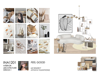 ผลงานการออกแบบของนักศึกษาชั้นปีที่ 1
สาขาวิชาสถาปัตยรกรรมภายใน รายวิชา
Interior Architecture design 1 (รหัส
INA1201)