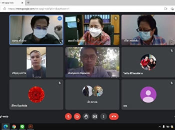 บุคลากรวิทยาลัยสถาปัตยกรรมศาสตร์เข้าร่วมประชุมหารือการดำเนินงานด้านการประชาสัมพันธ์