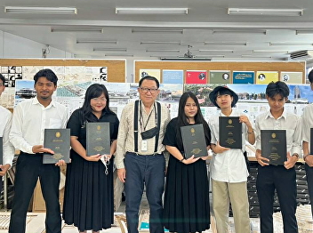5th student in Architecture submit a
thesis book