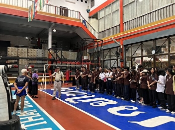 Study tour of architectural styles at
Rangsit International Boxing Stadium