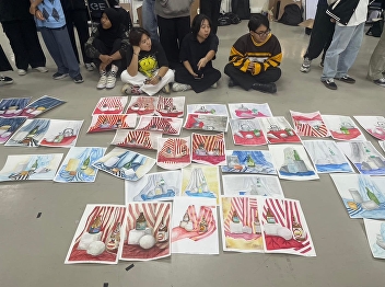 last watercolor class in the studio of
Year 1, Suan Sunandha Architecture