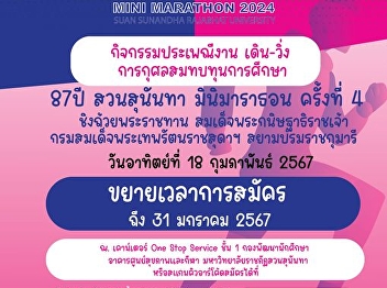 Extended application period for ssru
run4 until 31 January 2024.