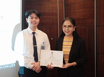 Mr. Adulwit Wongthangsiri Participate in
international research presentations
International Conference