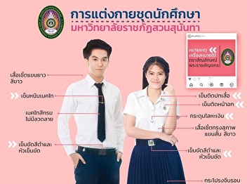 Student dress code Suan Sunandha
Rajabhat University