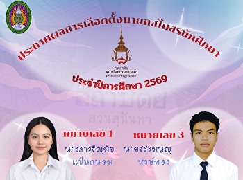 Announcement of the Student Club
President Election Results College of
Architecture, Suan Sunandha Rajabhat
University Academic Year 2026