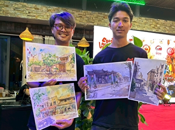 Mr. Pipat Saksirikasemkul, Associate
Dean for Research and Academic Services,
led students to participate in the ASEAN
Watercolor Architectural Heritage Study
2026 program