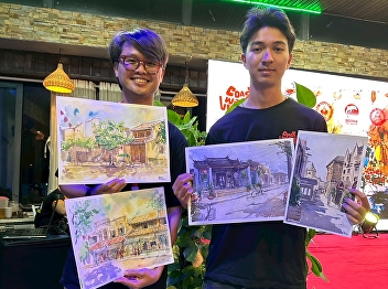 Mr. Pipat Saksirikasemkul, Associate
Dean for Research and Academic Services,
led students to participate in the ASEAN
Watercolor Architectural Heritage Study
2026 program