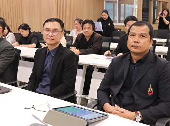 ผู้บริหารวิทยาลัยสถาปัตยกรรมศาสตร์
เข้าร่วมประชุมชี้แจงแนวทางการประเมินผลการปฏิบัติราชการ
ประจำปีงบประมาณ พ.ศ. 2570